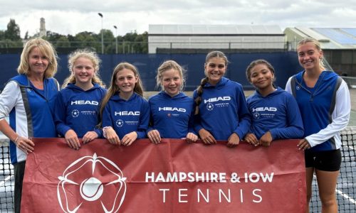 6.7.25 11U Girls with coaches and flag 2