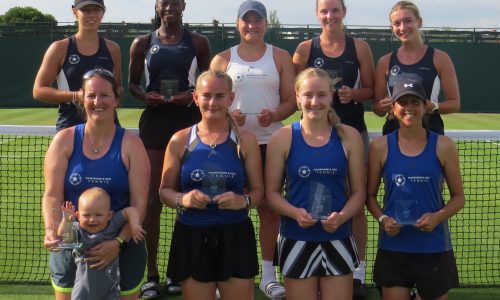 Ladies winners 24.7.26 Group 3 with trophies
